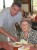 Le Vice-pr&eacute;sident, Henri de Bonnaventure aux c&ocirc;t&eacute;s de Mme Juliette Martin, notre doyenne de 103 ans 