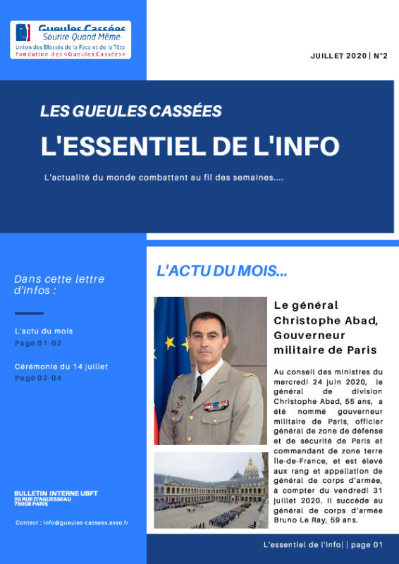 L'essentiel de l'info - Juillet 2020