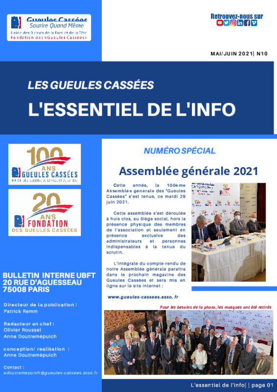 L'essentiel de l'info - Juillet 2021