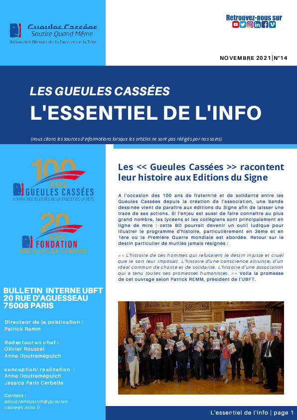 L'essentiel de l'info - Novembre 2021