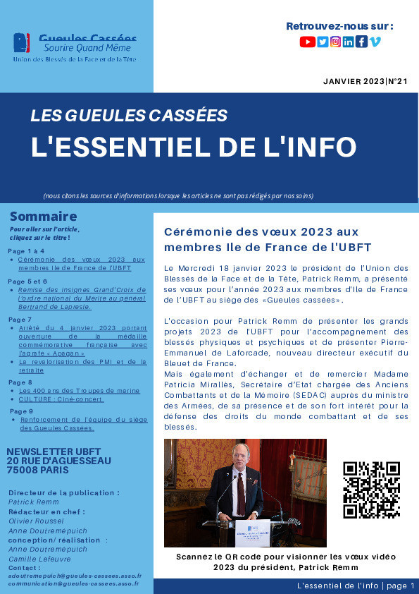 Flash info - Janvier 2023