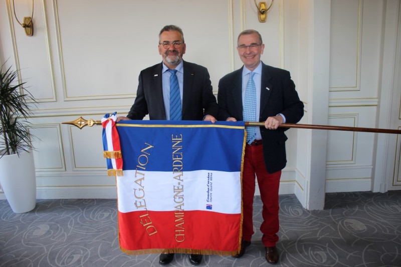 Réunion régionale, Champagne-Ardenne, Reims, remise nouveau drapeau, 4 avril 2019