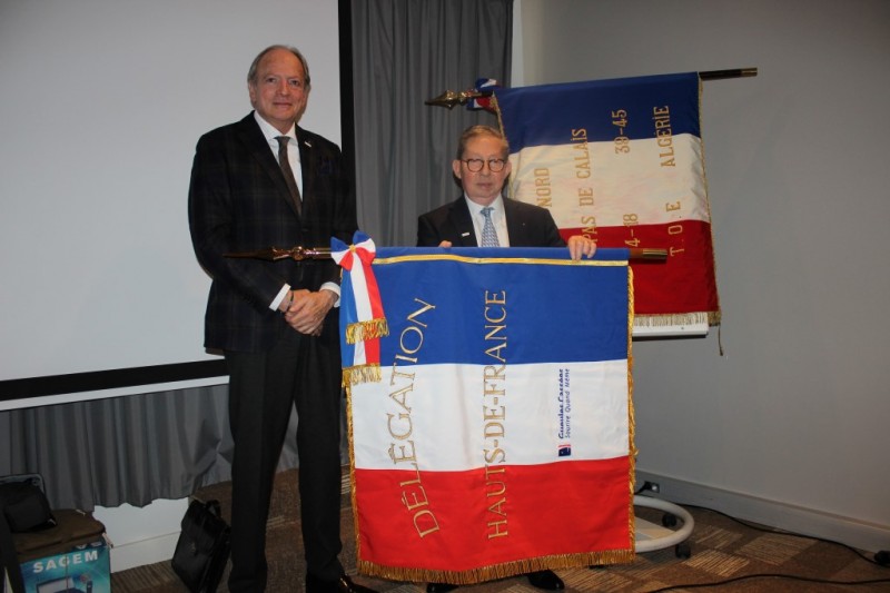 Réunion régionale, Hauts-de-France, Lille, remise nouveau drapeau, 7 avril 2019