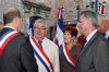 Philippe Vitel, Député de la 2éme circonscription du Var, Christiane Hummel, Sénateur Maire de La Valette du Var et Henri de Bonnaventure, Président des "Gueules Cassées"