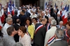 La foule à la sortie de la messe