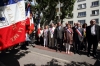 Minute de silence devant la stèle du  18 juin