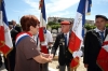 Christiane Hummel, Sénateur Maire de La Valette du Var salue les Porte-Drapeaux