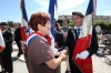 Christiane Hummel, Sénateur Maire de La Valette du Var salue les Porte-Drapeaux