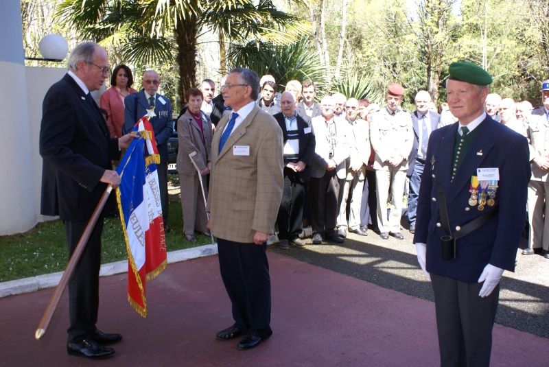 Réunion régionale Aquitaine Sud, Pau, remise du nouveau drapeau, 15 avril 2016